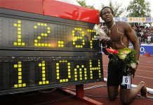 El cubano Dayron Robles nuevo plusmarquista mundial de 110 vallas