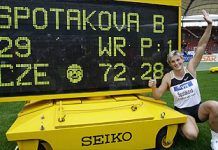 Bárbara Spotakova, nuevo récord del mundo de jabalina