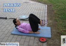 Ejercicios de fuerza: abdominales inferiores