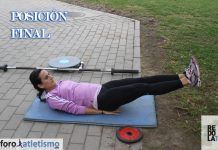 Ejercicios de fuerza: abdominales inferiores