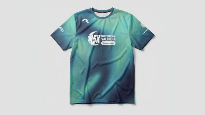 La 15K Nocturna Valencia presenta su camiseta oficial sostenible