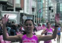 Álvaro Rodríguez e Isabel Macías ganan la Milla de Gijón