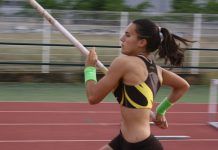 Entrenamiento de pértiga con Paula Linares