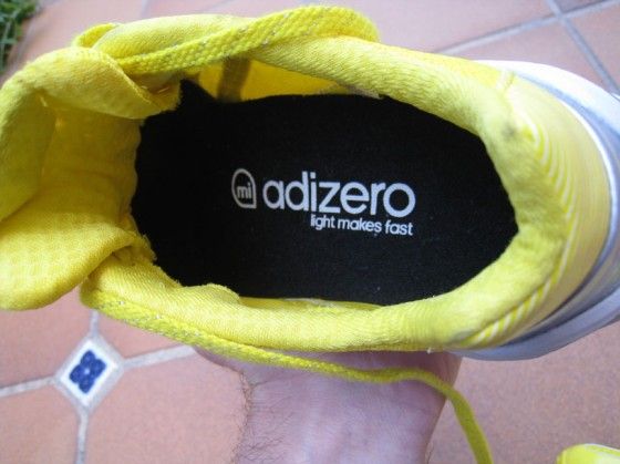 20130221 - Adidas Adizero F50 Runner 3 - Detalle Interior