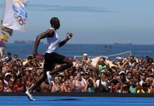 Bolt roza el récord del mundo… de 150 metros