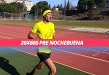 Interval Training antes de Nochebuena, quedan 63 días #objetivomaratón