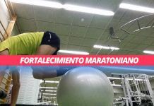 Sesión maratoniana de gimnasio #objetivomaratón