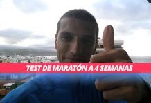 Test maratoniano a 4 semanas #objetivomaratón