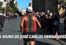 Maratón de Sevilla 2015: el muro de José Carlos Hernández