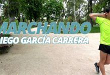El entrenamiento de Diego García Carrera