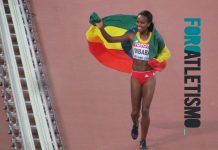 Genzebe Dibaba ejerce como mejor corredora de la historia del 1.500 femenino