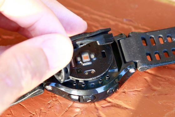 Garmin FR225 - Goma sensor