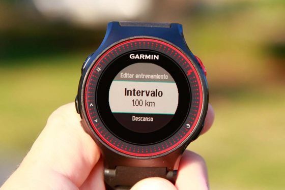 Garmin 225 - configurar intervalos
