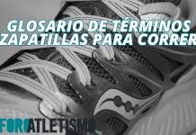 Glosario de términos de zapatillas para correr