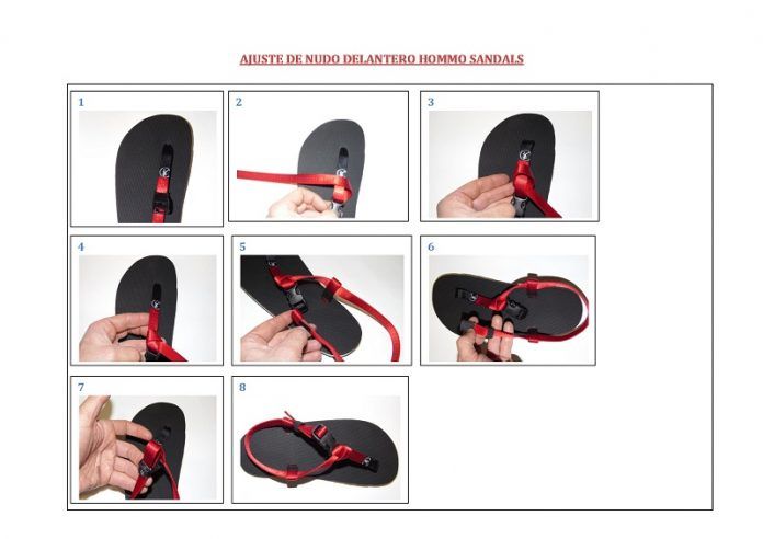 Hommo Sandals Nomad 2 Ajuste Nudo Delantero