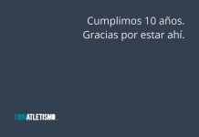 Foroatletismo.com cumple 10 años foroatletismo
