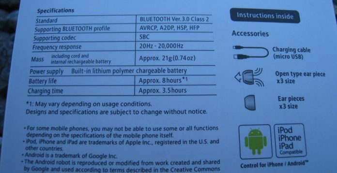 JVC AE Wireless Especificaciones Tecnicas