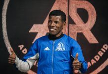 Haile Gebrselassie asiste a la 100ª Behobia San Sebastián