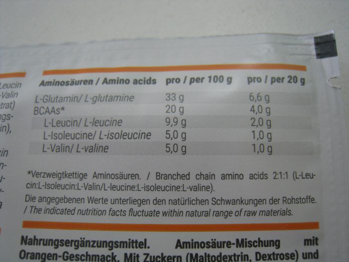 Foodspring Aminos Recovery Aminos Info Nutricional