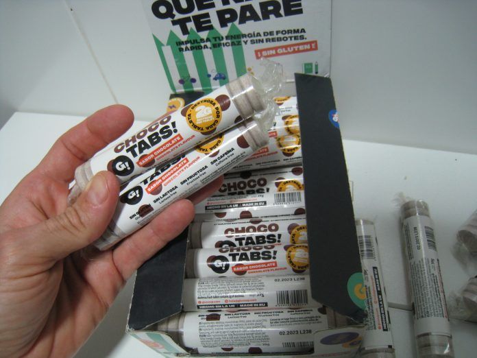 GlucoUp CHOCOTABS Informacion Nutricional