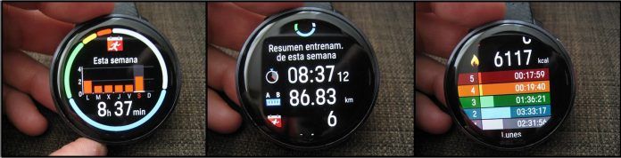 Polar Vantage V3 Widget Semana