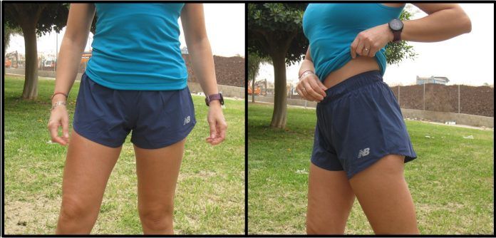 New Balance RC Short Chica Frontal Lateral