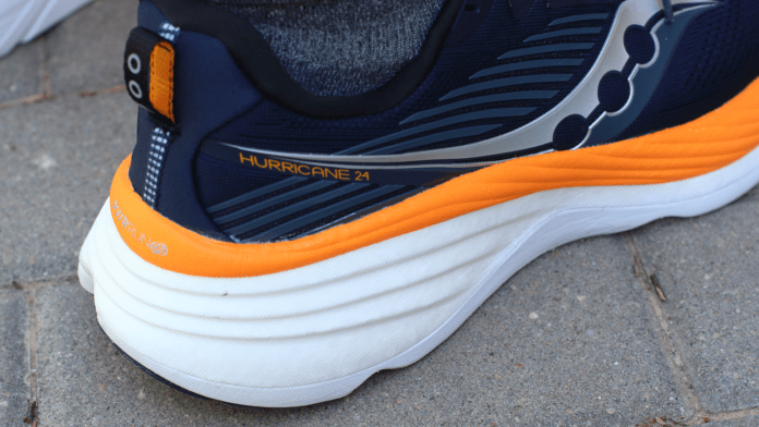 Saucony Hurricane 24 Base talon
