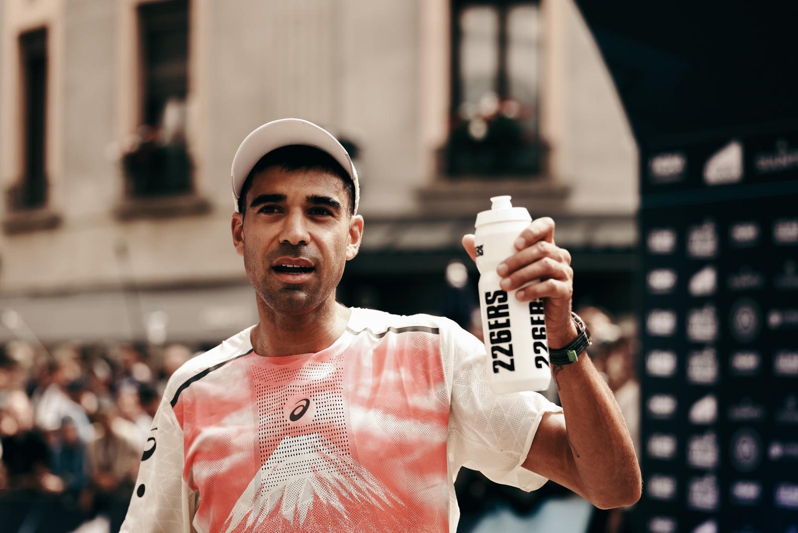 Ben Dhiman durante el UTMB 2026