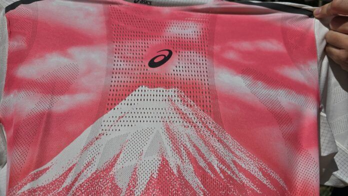 asics fujitrail elite camiseta monte fuji