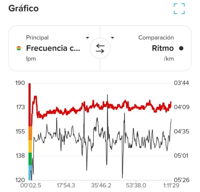 suunto run 2 15k grafica pulso