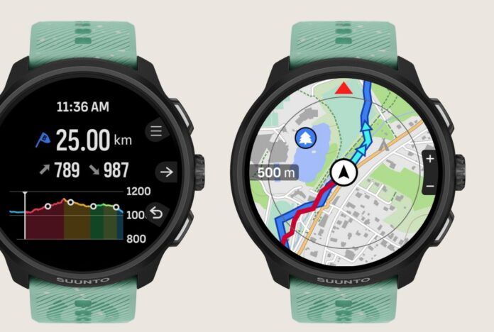 suunto run 2 mapas climb guidance