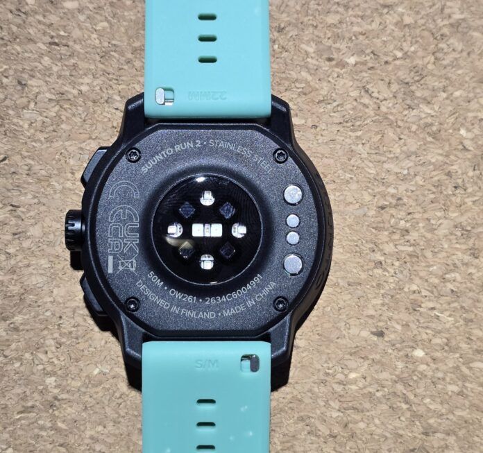 suunto run 2 trasera sensor